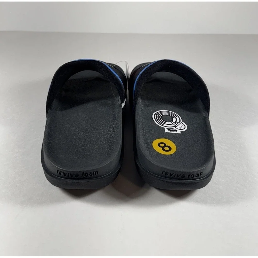 NIKE Offcourt LA Chargers NFL Slides Sandals Blue Black Men's 8 *NEW* DD0516-001